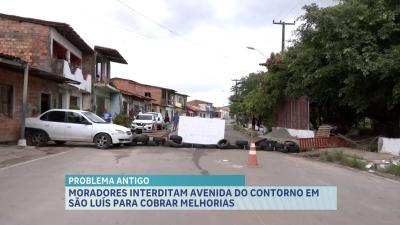 Moradores interditam Avenida do Contorno  para pedir melhorias