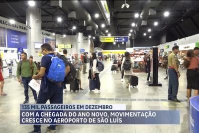 Com a chegada do ano novo, movimentação cresce no aeroporto de São Luís