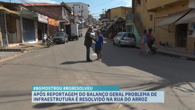 Problema de infraestrutura é resolvido após reportagem do BG