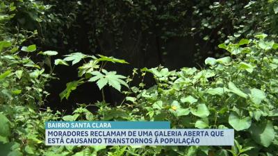 Moradores reclamam de galeria aberta na Rua São Francisco, em São Luís