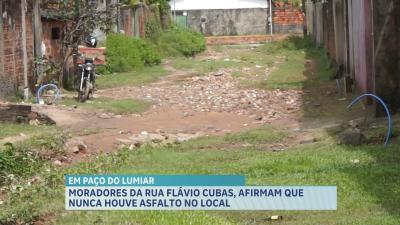 Moradores reclamam de infraestrutura em Paço do Lumiar