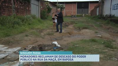 Moradores reclamam de infraestrutura na Raposa