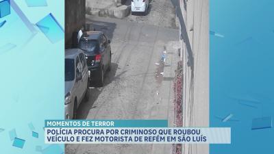 Polícia procura homem que roubou veículo e fez motorista de refém