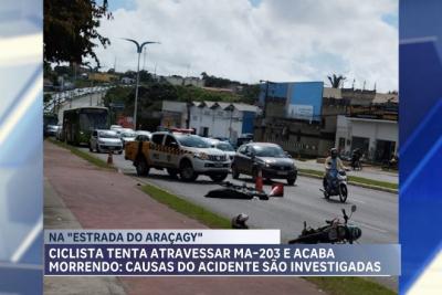 Polícia investiga morte de ciclista na MA-203