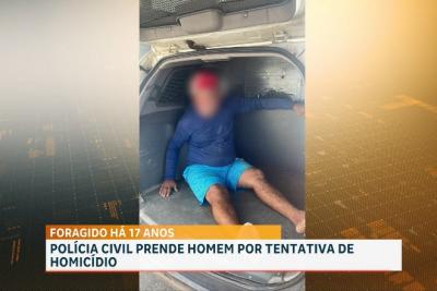 Condenado por tentativa de homicídio há 17 anos em Alcântara é preso em São Luís