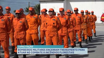 Formatura marca encerramento de capacitação do Corpo de Bombeiros