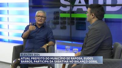 Candidato a reeleição, Eudes Barros participa de sabatina no Balanço Geral-MA