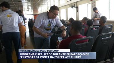 Blitz conscientiza passageiros de ferryboat sobre prevenção ao abuso sexual infanto-juvenil