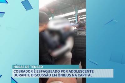 Cobrador de ônibus é esfaqueado por adolescente, em São Luís