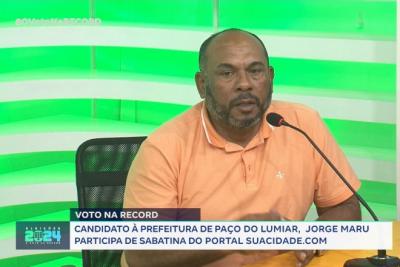 Eleições 2024: SuaCidade entrevista candidato a prefeito de Paço do Lumiar, Jorge Maru (Soli.)