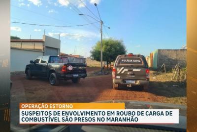 Operação da Polícia Civil prende dois investigados por roubo de cargas no Maranhão