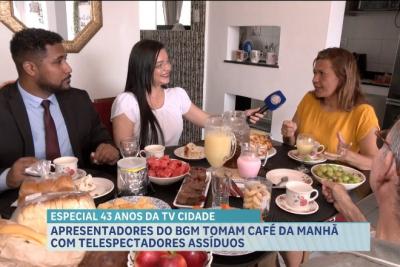 Balanço Geral Manhã homenageia telespectadores no aniversário da TV Cidade | RECORD