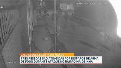 Três pessoas ficam feridas em tiroteio no bairro Maiobinha