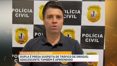 Polícia conduz suspeitos de tráfico de drogas em Miranda do Norte