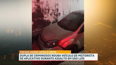 PM recupera carro roubado de motorista de aplicativo em São Luís