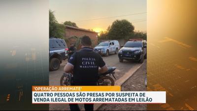 Polícia Civil desmonta esquema de roubo e furto de motocicletas na Região Tocantina