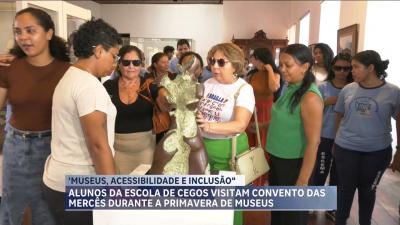 Convento das Mercês oferece visitação inclusiva na Primavera dos Museus