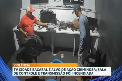 TV Cidade em Bacabal em alvo de criminosos na madrugada de quinta (26)