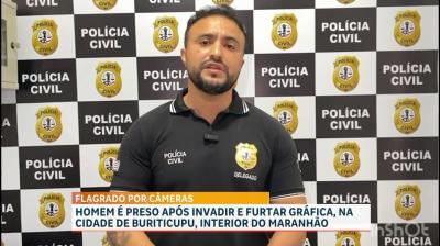 Polícia Civil prende homem suspeito de furto em Buriticupu