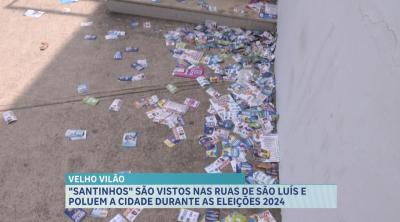 Eleições 2024: ruas de São Luís amanhecem sujas com material de campanha