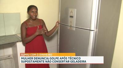 Mulher denuncia suposto golpe ao contratar conserto de geladeira