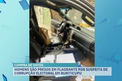 Homens são presos por crime eleitoral no interior do Maranhão