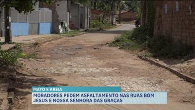 Moradores pedem asfalto no bairro Santa Bárbara em São Luís