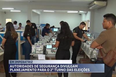 Autoridades de segurança divulgam planejamento para o 2º turno das eleições, em Imperatriz