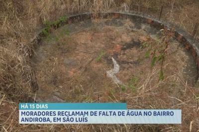 Moradores reclamam de falta de água no bairro Andiroba, em São Luís