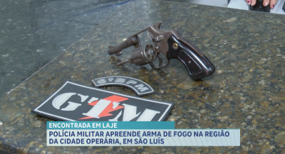 Policiais do 6º BPM apreendem arma de fogo na Cidade Operária