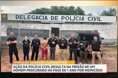 “Operação Clandestino” prende foragido investigado por homicídio em Vargem Grande 