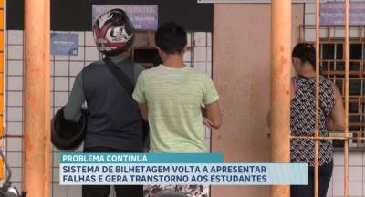 Passageiros têm enfrentado problemas com falhas e atrasos no sistema de bilhetagem 