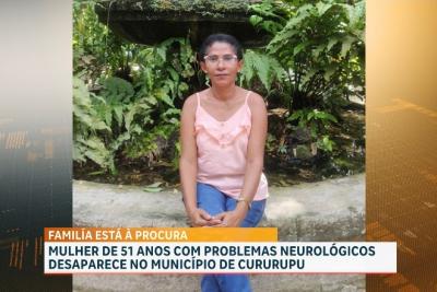 Família busca mulher desaparecida há quase uma semana em Cururupu