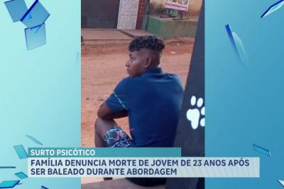 Família denuncia morte de jovem de 23 anos após ser supostamente baleado durante abordagem