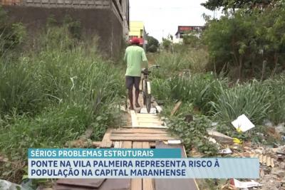 Ponte no bairro Vila Palmeira preocupa moradores