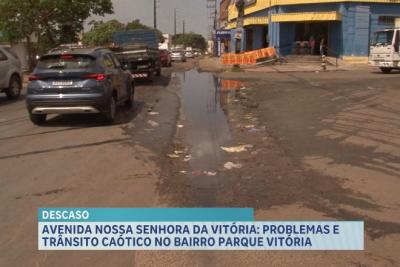 Moradores denunciam a falta de infraestrutura no bairro Parque Vitória, em São Luís