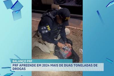 PRF apreende mais de 2 toneladas de drogas em 2024