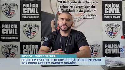 Polícia investiga achado de cadáver em Vargem Grande