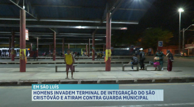 Homens invadem e atiram contra guarda municipal no terminal São Cristovão em São Luís