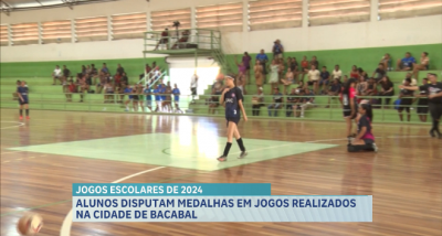 Alunos disputam medalhas em jogos realizados na cidade de Bacabal