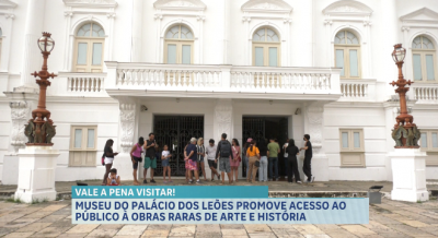 Museu do Palácio dos Leões é um dos atrativos durante as férias 