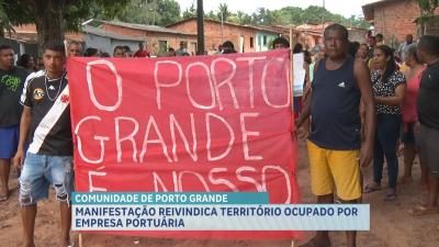 Comunidade reivindica passagem por território ocupado por empresa portuária