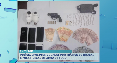 Casal é detido pela Polícia Civil por suspeita de tráfico de drogas em Tutóia