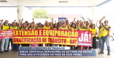 Servidores do DETRAN estão em greve há mais de dois meses