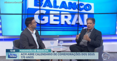 Balanço Geral entrevista vice-presidente da Associação Comercial do Maranhão Fernando Dualibe