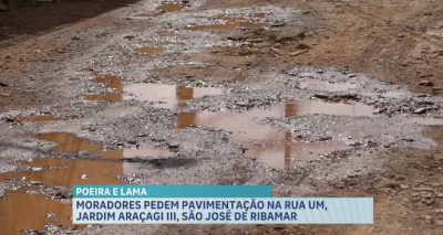 Moradores da Rua Um, no Jardim Araçagi III pedem por pavimentação 