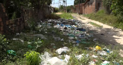 Moradores denunciam acúmulo de lixo na Avenida Gonçalves Dias em Paço do Lumiar