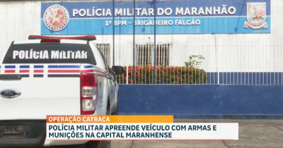 Homem é detido pela Polícia Militar por suspeita de porte ilegal de armas de fogo