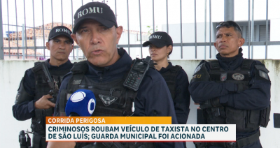 Taxista tem veículo roubado e Guarda Municipal em São Luís é acionada