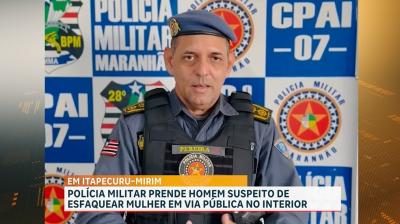 Preso suspeito de assassinar mulher a facadas em Itapecuru-Mirim